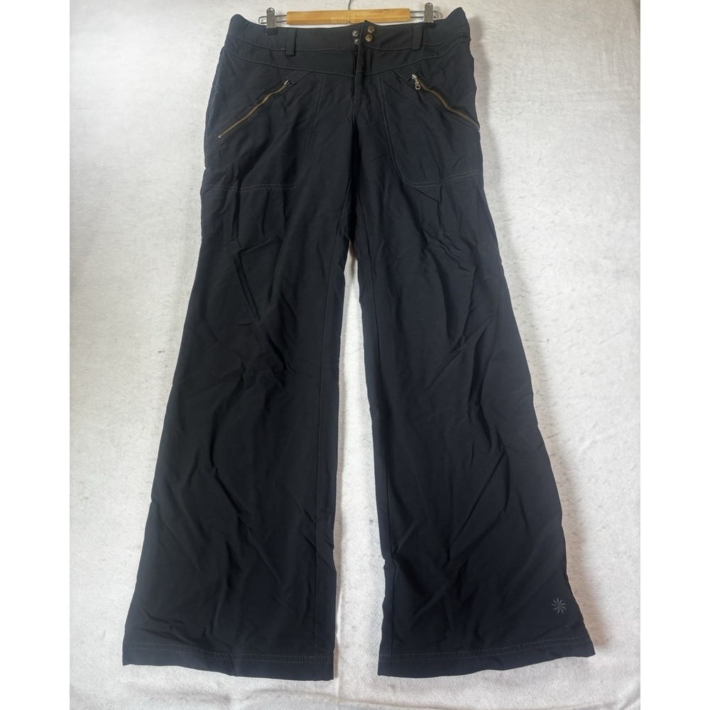 Athleta Hybrid Fleece Lined Pant Womens 34x31 Performance Activewear Flare
